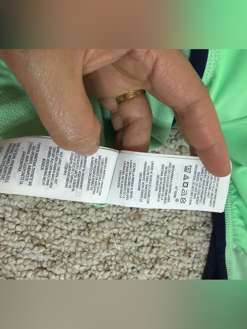 RLX Ralph Lauren Mint Green Performance Vest size SP - Picture 4 of 6